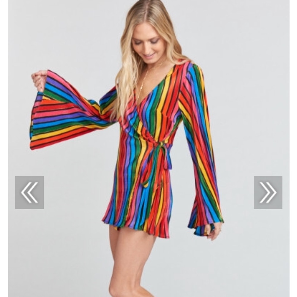 Colorful 70’s inspired romper